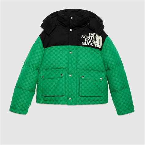 gucci x north face green jacket|gucci x north face boots.